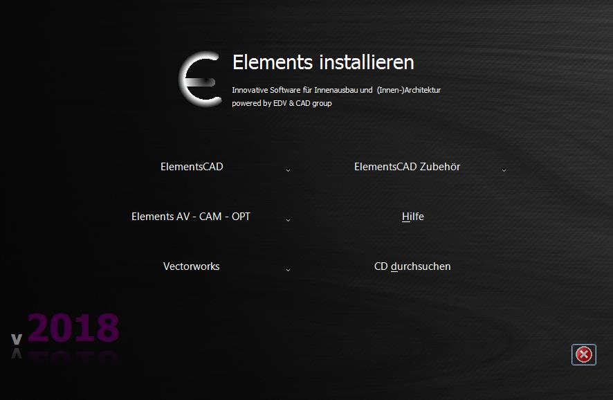 Elements für Vectorworks 2018